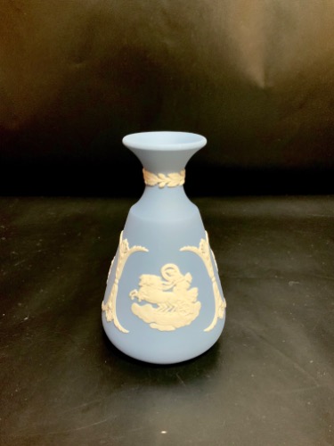 웨지우드 제스퍼웨어 벋 베이스 Wedgwood Jasperware Small Bud Vase circa 1970