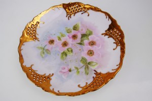 빅토리안 케비넷 플레이트 Victorian Parlor Painted Cabinet Plate