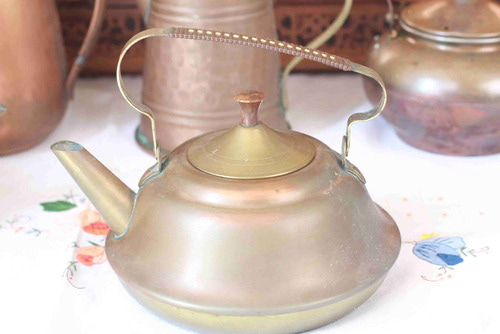 빈티지 네덜란드 구리 티팟 Vintage Holland Copper Teapot