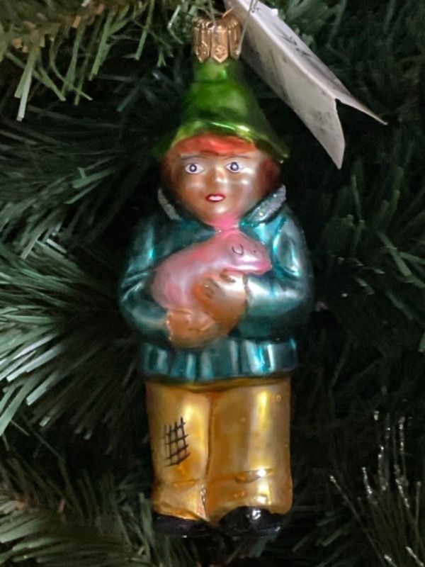 크리스토퍼 라드코 핸드 블로운 / 핸드페인트 크리스마스 트리 장식-한정판- 1995 Christopher Radko Hand Blown / Painted Christmas Tree Ornament - Limited Edition (only 330 made!!)