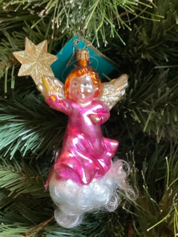크리스토퍼 라드코 크리스마스 핸드 블로운 / 핸드페인트 크리스마스 트리 장식 2006 Christopher Radko Hand Blown / Painted Christmas Tree Ornament
