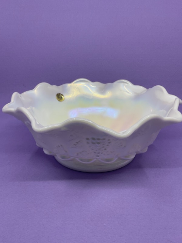 웨스트몰랜드 오팔레센트 글래스 보울 Westmoreland Opalescent Glass Bowl