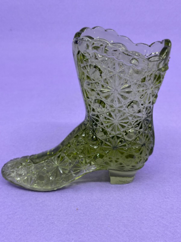 펜톤 글래스 부츠 Fenton Glass Boot circa 1960