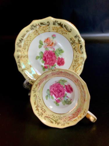 Inarco 유광 컵&amp;소서 Inarco Luster Cup &amp; Saucer circa 1930
