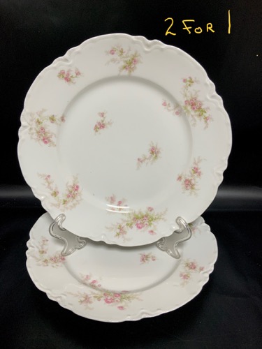 하빌랜드 리모지 디너 플레이트-데미지-(칩)  Haviland Limoges Dinner Plate circa 1900 - 2 for 1 AS IS